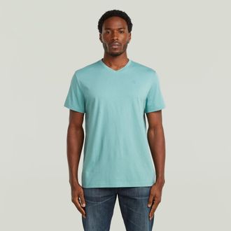 G-Star Base-S V T-Shirt - Midden blauw - Heren