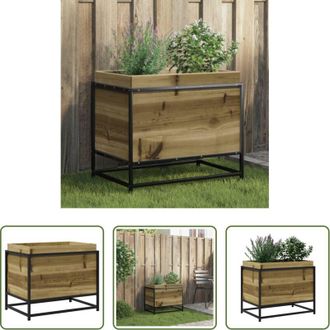 vidaXL vidaXL Fioriera da esterno - Fioriera da Giardino 60x40x50 cm in Legno di Pino Impregnato
