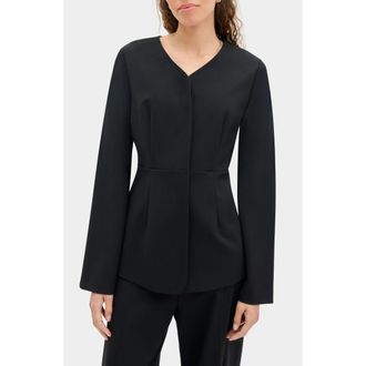 Aligne Jonah Ponte Blazer in Black at Nordstrom, Size 12