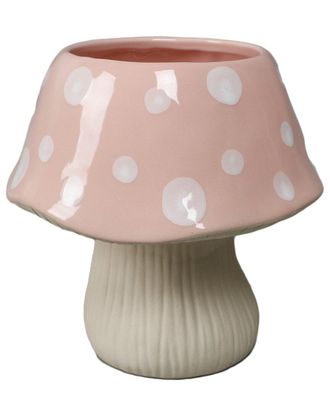 Flora Bunda 7In Ceramic Mushroom Pot