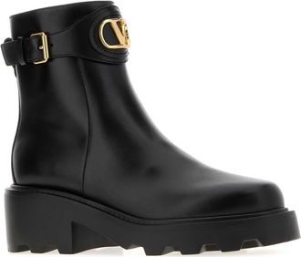 Valentino Garavani Vlogo Bootie - Black