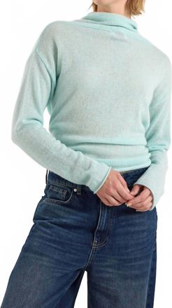 Brodie Valerie Multi-Way Cashmere Cardigan In Aqua Mint
