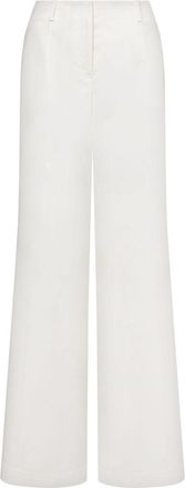 Alberta Ferretti zipped palazzo pants - Neutrals