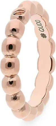Qudo Womens Basic Veroli Ring In Rose Gold