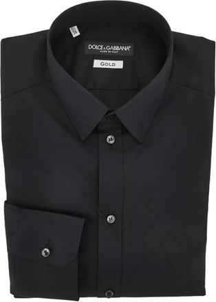 Dolce & Gabbana Formal Shirt - male - Dolce & Gabbana - Formal Shirts - Black - 3XL - Shirts