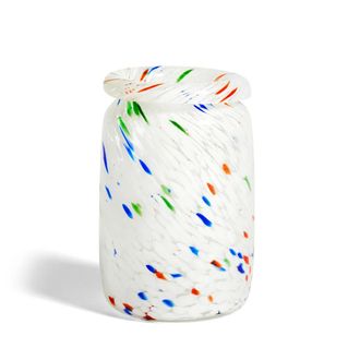HAY Splash Vase M, &Oslash; 14,3 x H 22,2 cm, white dot