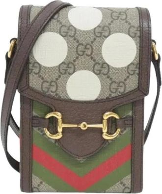 Gucci Pre-owned Cross Body Bags, female, Multicolor, Size: ONE SIZE Pre-owned Vintage Shoulder Bag