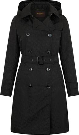Moorer Rolita Jacket - Dames - Trenchcoats - Zwart - S - Katoen - Jassen