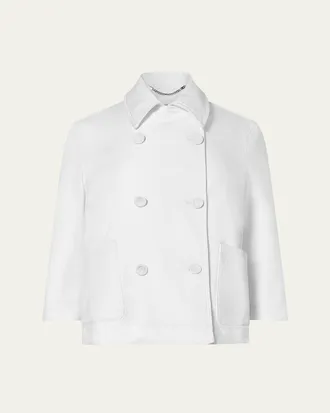 Altuzarra Hayden Double-Breasted Denim Jacket