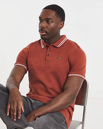 Voi Storm Tipped Polo Shirt Long