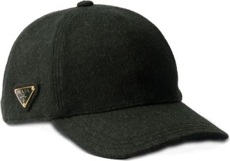Prada Cappello in lana vergine - Verde