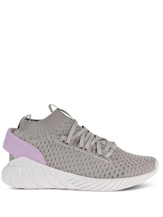 adidas Tubular Doom Sock PK Light Brown/Aero Pink sneakers - women - Fabric/Rubber/Fabric - 6.5