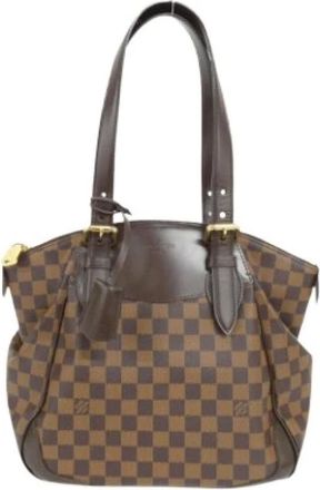Louis Vuitton Pre-owned Shoulder Bags, female, Brown, Size: ONE SIZE Pre-owned Verona Damier Shoulder Bag
