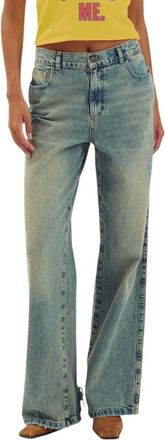 Harper & Yve Lucky Yve Wide Jeans - Dames - Jeans - Blauw - Maat: W32 Katoen