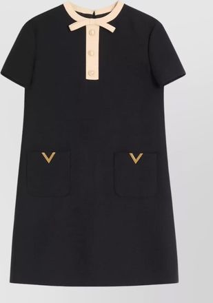 Valentino silk blend mini dress