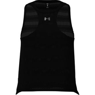 Under Armour Lauftop UNDER ARMOUR UA VELOCITI SINGLET, Damen, Gr. XL, schwarz,, reflective, Obermaterial: 100% Polyester, Tops Lauftop, sportlicher Stil, f&uuml;r Lauft