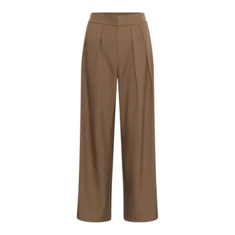 Kaffe Pantaloni a gamba larga - - Trousers - Donna - Marrone - L