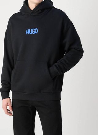HUGO BOSS Nimayho Logo Hoodie In Black