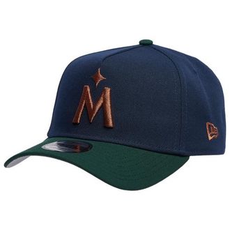 New Era Womens Minnesota Twins Twins 9FORTY A-Frame Cap - Adult Navy/Green/Bronze