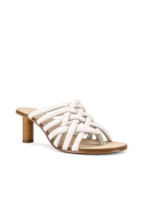 Rag & Bone Womens Infinity Heeled Mule In Antique White