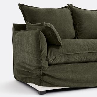 La Redoute Interieurs Bankhoes van gem&ecirc;leerd polyester, Odna