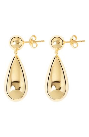 LI&Eacute; STUDIO The Lola Drop Earrings in Gold at Nordstrom