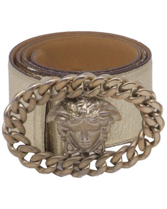 Versace Medusa Leather Belt (Authentic Pre-Loved)