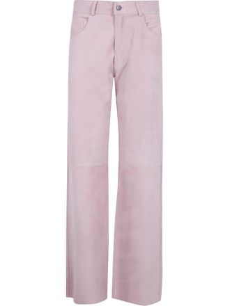 Haikure Korea Suede Bootcut Leg Trousers