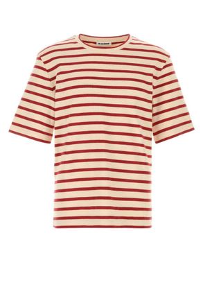 Jil Sander Beige Crew Neck T-Shirt