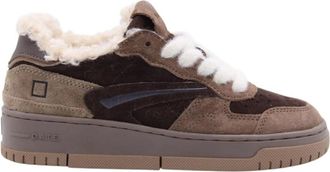 D.A.T.E. Skala Sneaker - Dames - Sneakers - Bruin - 38 EU - Schoenen