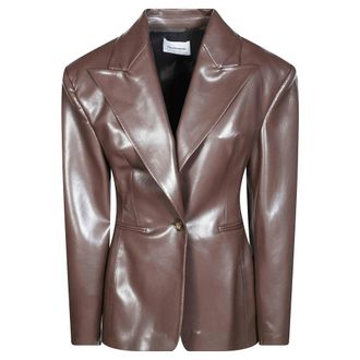 Andamane Blazer Estructurado Toni - Jackets - Mujer - Marr&oacute;n - M