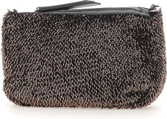 Gianni Chiarini Nora Pouch - Dames - Clutches - Bruin - ONE Size - Leer - Tassen