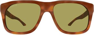 Gucci Sunglasses Gg2077 S 005 Brown/Green Men