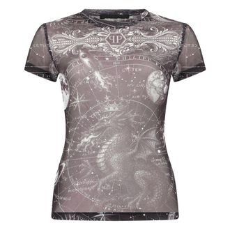 Philipp Plein Dames, Tops, Zwart, Maat: XS