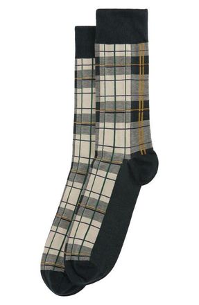 Barbour Blyth Plaid Cotton Blend Socks in Ancient Tartan at Nordstrom, Size Medium