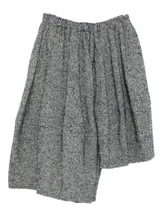 Comme Des Gar&ccedil;ons Wool Asymmetric Skirt