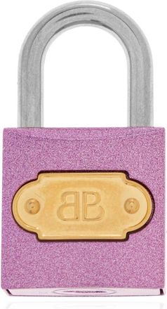 Balenciaga Bag Accessories, female, Pink, Size: ONE SIZE BB Padlock Charm