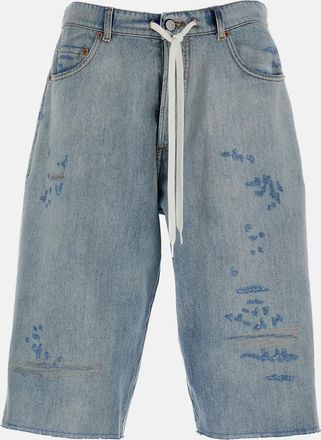 Maison Margiela Pantalone Tagliato In Denim