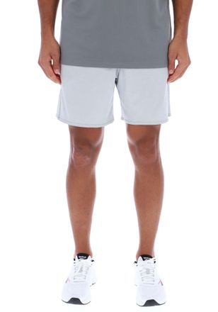 Reebok Trainingsshorts REEBOK ID TRAIN KNIT SHORT, Damen, Gr. XXL, N-Gr, grau 4 melan, Obermaterial: 100% Polyester, Hosen Trainingsshorts, sportlicher Stil,