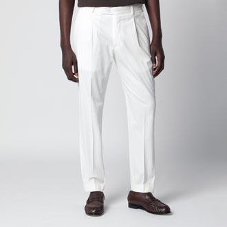 Pantaloni Torino White cotton trousers