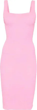 Hunza G Midikleid mit quadratischem Ausschnitt