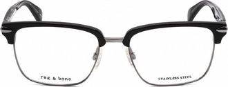 Rag & Bone Mens Black Browline Eyeglass Frames RNB7038/G-1