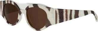 Celine Sunglasses, female, Multicolor, Size: 50 MM Triomphe Stamp Sunglasses