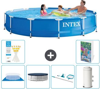 Intex Piscina Con Estructura Redonda - 366x76 Cm - 7-piezas S119