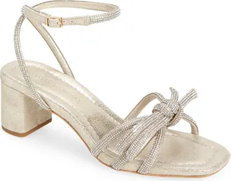 Loeffler Randall Mikel Bow Sandal in Cappuccino at Nordstrom, Size 11.5
