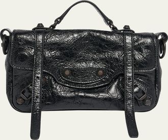 Balenciaga Le City Leather Crossbody Bag
