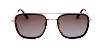 Lee Cooper LC1022 Polarized C03 Mens Sunglasses Brown Size 54