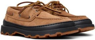 Camper Brutus Lug Boat Shoe in Medium Brown at Nordstrom, Size 42