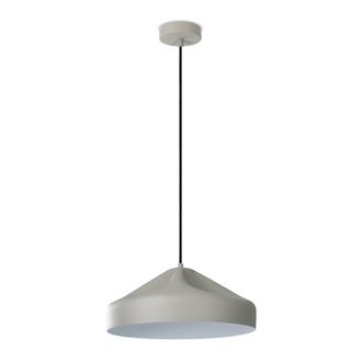 Paco Home Paco Home - L&aacute;mpara Colgante Sal&oacute;n Mesa Comedor Cocina Cable Textil 1,5m Industrial L&aacute;mpara Colgante - Tipo 3, Gris - Blanco