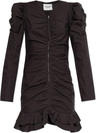 Isabel Marant Briali Dress - Dames - Korte kleedjes - Zwart - 2XS - Katoen - Kleedjes
